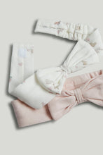 
                        
                          Load image into Gallery viewer, Mothercare 2 Pack My First Pink and White Baby Headbands
                        
                      