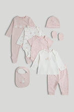 
                        
                          Load image into Gallery viewer, Mothercare Pink My First 8-Piece Outfit Gift Set
                        
                      