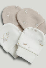 
                        
                          Load image into Gallery viewer, Mothercare 2 Pack Grey My First Cotton Baby Mitts
                        
                      