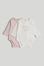
                        
                          將圖片載入圖庫檢視器 Mothercare 2 Pack My First Pink Rabbits Long-Sleeved Bodysuits
                        
                      