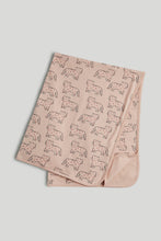 
                        
                          Load image into Gallery viewer, Mothercare My First Pink Leopard Cotton Shawl
                        
                      