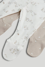 
                        
                          Load image into Gallery viewer, Mothercare 2 Pack My First Goose Leggings with Feet
                        
                      