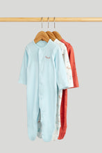 
                        
                          Load image into Gallery viewer, Mothercare 3 Pack Space Sleepsuits
                        
                      