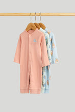 
                        
                          Load image into Gallery viewer, Mothercare 3 Pack Cartoon Footless Sleepsuits
                        
                      