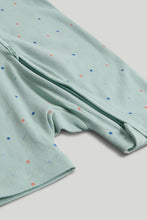 
                        
                          Load image into Gallery viewer, Mothercare 2 Pack White and Green Carnival Rompers
                        
                      