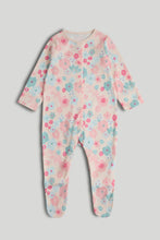 
                        
                          Load image into Gallery viewer, Mothercare 3 Pack Floral Sleepsuits
                        
                      