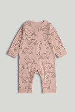 
                        
                          Load image into Gallery viewer, Mothercare 3 Pack Pink Cat My First Footless Sleepsuits
                        
                      