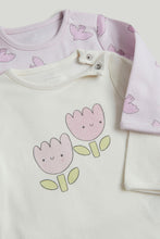 
                        
                          Load image into Gallery viewer, Mothercare 2 Pack White Flower Pyjamas
                        
                      
