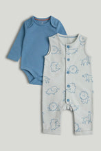 
                        
                          將圖片載入圖庫檢視器 Mothercare Safari Dungarees and Bodysuit Outfit
                        
                      