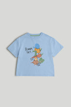 
                        
                          Load image into Gallery viewer, Mothercare Blue Veg Vehicle T-Shirt
                        
                      