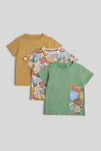 
                        
                          Load image into Gallery viewer, Mothercare 3 Pack Orange and Green T-Shirts
                        
                      