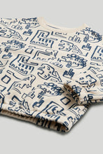 
                        
                          Load image into Gallery viewer, Mothercare Dinosaur Sweatshirt and Shorts Outfit
                        
                      