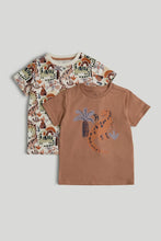 
                        
                          Load image into Gallery viewer, Mothercare 2 Pack Dinosaur T-Shirts
                        
                      