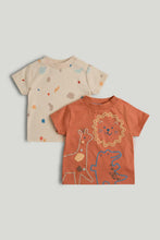 
                        
                          將圖片載入圖庫檢視器 Mothercare 2 Pack Orange Safari T-Shirts
                        
                      