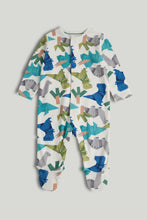 
                        
                          Load image into Gallery viewer, Mothercare 3 Pack Dinosaur All-in-Ones
                        
                      