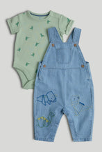 
                        
                          將圖片載入圖庫檢視器 Mothercare Denim Dungarees and Bodysuit Outfit
                        
                      