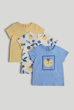 
                        
                          將圖片載入圖庫檢視器 Mothercare 3 Pack Blue Orange T-Shirts
                        
                      