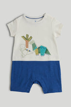 
                        
                          Load image into Gallery viewer, Mothercare Dinosaur T-Shirt and Shorts Romper
                        
                      