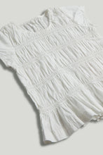 
                        
                          將圖片載入圖庫檢視器 Mothercare White Shirred Blouse
                        
                      