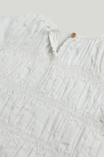 
                        
                          將圖片載入圖庫檢視器 Mothercare White Shirred Blouse
                        
                      