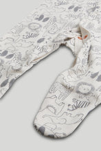 
                        
                          Load image into Gallery viewer, Mothercare 3 Pack Safari Sleepsuits
                        
                      