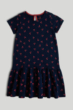 
                        
                          將圖片載入圖庫檢視器 Mothercare Navy Cherry Jersey Dress
                        
                      