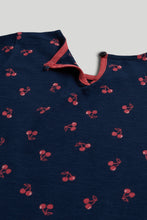 
                        
                          將圖片載入圖庫檢視器 Mothercare Navy Cherry Jersey Dress
                        
                      