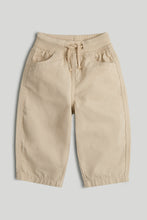 
                        
                          Load image into Gallery viewer, Mothercare Beige Barrel-Leg Trousers
                        
                      