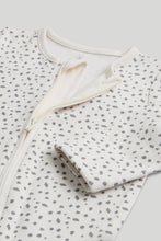 
                        
                          Load image into Gallery viewer, Mothercare 2 Pack White Footless Zip-Up Sleepsuits
                        
                      