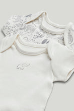 
                        
                          將圖片載入圖庫檢視器 Mothercare 5 Pack Cream Safari Short-Sleeved Bodysuits
                        
                      