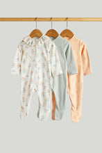 
                        
                          Load image into Gallery viewer, Mothercare 3 Pack Floral All-in-Ones
                        
                      