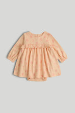 
                        
                          將圖片載入圖庫檢視器 Mothercare Peach Floral Romper Dress
                        
                      