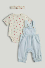 
                        
                          將圖片載入圖庫檢視器 Mothercare Denim Dungarees, Bodysuit and Headband Outfit
                        
                      