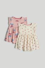 
                        
                          將圖片載入圖庫檢視器 Mothercare 2 Pack Red Cherry Romper Dresses
                        
                      