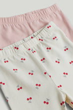 
                        
                          Load image into Gallery viewer, Mothercare 2 Pack Cherry Leggings
                        
                      