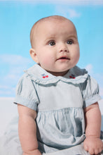 
                        
                          將圖片載入圖庫檢視器 Mothercare Blue Chambray Dress and Knickers
                        
                      