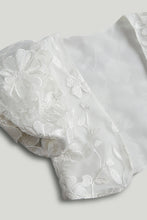 
                        
                          Load image into Gallery viewer, Mothercare White Lace Bolero Jacket
                        
                      