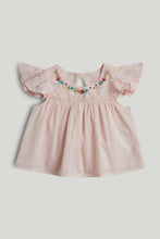 
                        
                          將圖片載入圖庫檢視器 Mothercare Pink Dobby Blouse
                        
                      