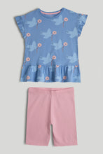 
                        
                          將圖片載入圖庫檢視器 Mothercare Bird Top and Shorts Outfit
                        
                      