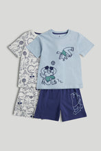 
                        
                          Load image into Gallery viewer, Mothercare 2 Pack Football Short Pyjamas
                        
                      