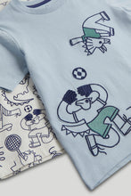 
                        
                          Load image into Gallery viewer, Mothercare 2 Pack Football Short Pyjamas
                        
                      