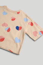 
                        
                          Load image into Gallery viewer, Mothercare Peach Hearts T-Shirt
                        
                      
