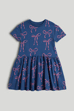 
                        
                          將圖片載入圖庫檢視器 Mothercare Navy Bows Jersey Dress
                        
                      