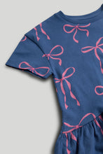 
                        
                          將圖片載入圖庫檢視器 Mothercare Navy Bows Jersey Dress
                        
                      