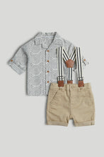 
                        
                          將圖片載入圖庫檢視器 Mothercare Shirt, Shorts and Braces Outfit
                        
                      