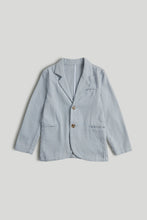 
                        
                          Load image into Gallery viewer, Mothercare Blue Linen Blend Blazer
                        
                      