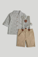 
                        
                          將圖片載入圖庫檢視器 Mothercare Shirt, Shorts and Braces Outfit
                        
                      