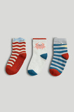 
                        
                          將圖片載入圖庫檢視器 Mothercare 3 Pack Ocean Slip-Resist Socks
                        
                      