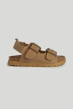 
                        
                          Load image into Gallery viewer, Mothercare Brown Double-Buckle Sandals
                        
                      