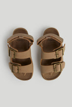 
                        
                          Load image into Gallery viewer, Mothercare Brown Double-Buckle Sandals
                        
                      
